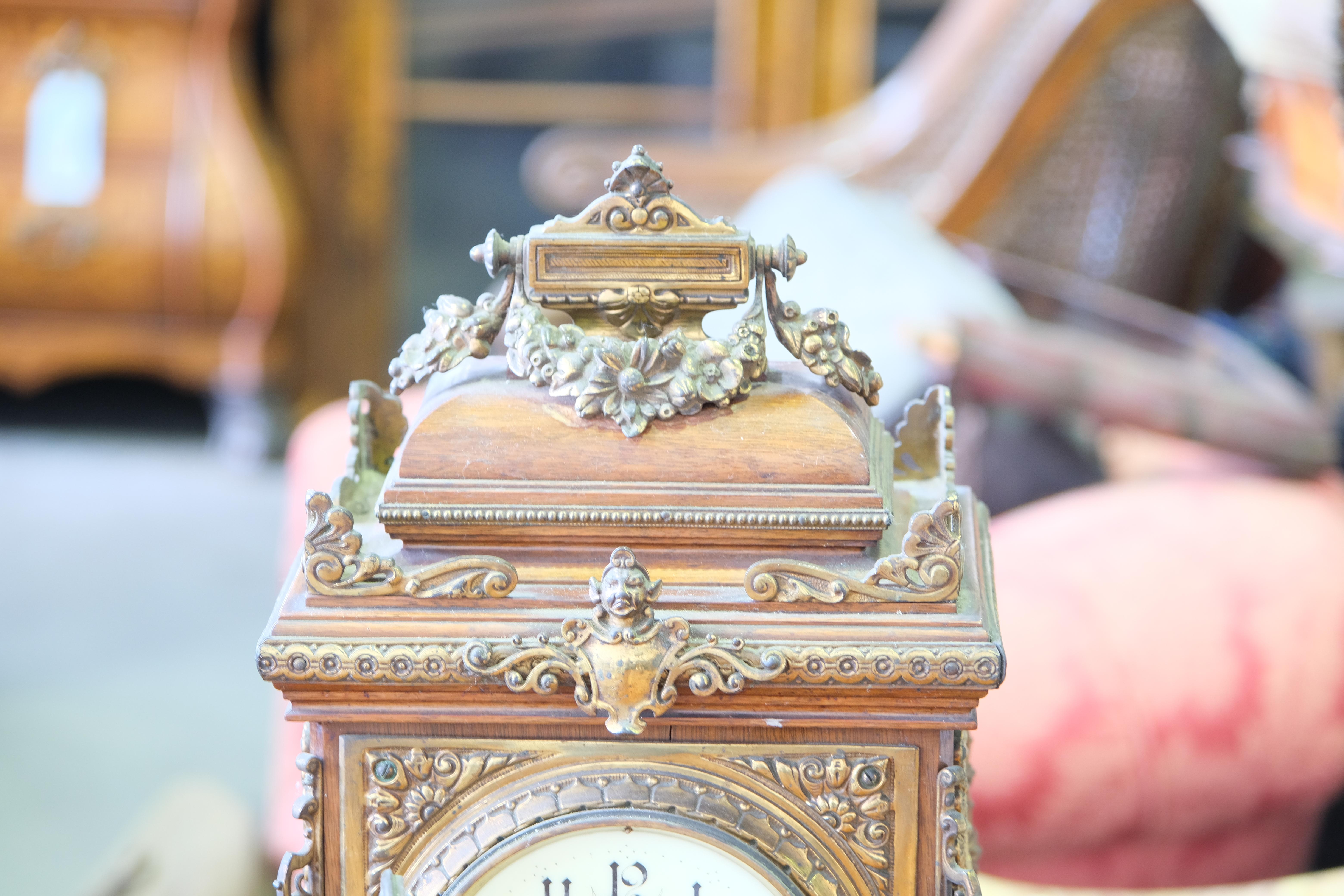 Horloge de support anglaise, XIXe siècle Bon état - En vente à Southall, GB
