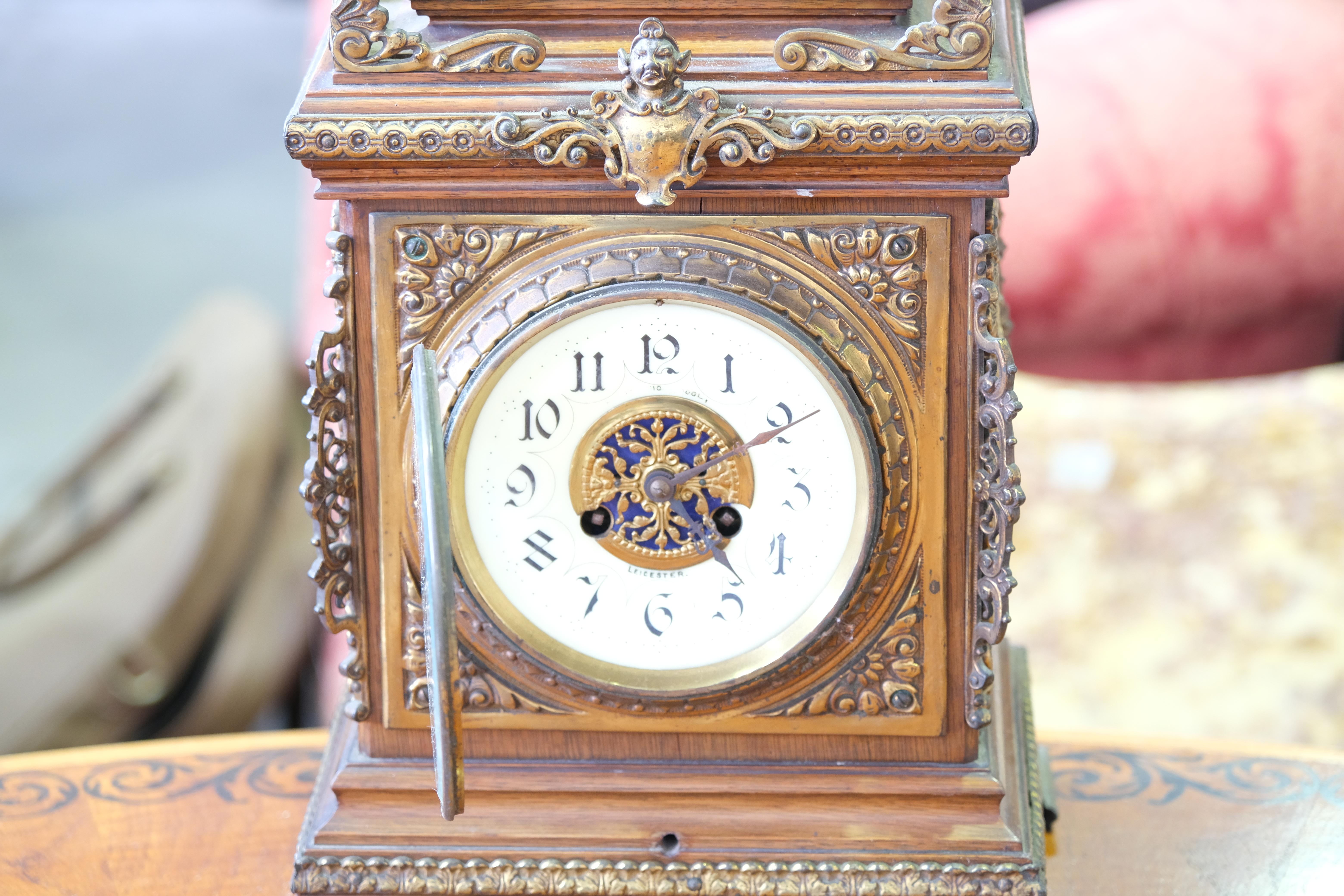 Bronze Horloge de support anglaise, XIXe siècle en vente