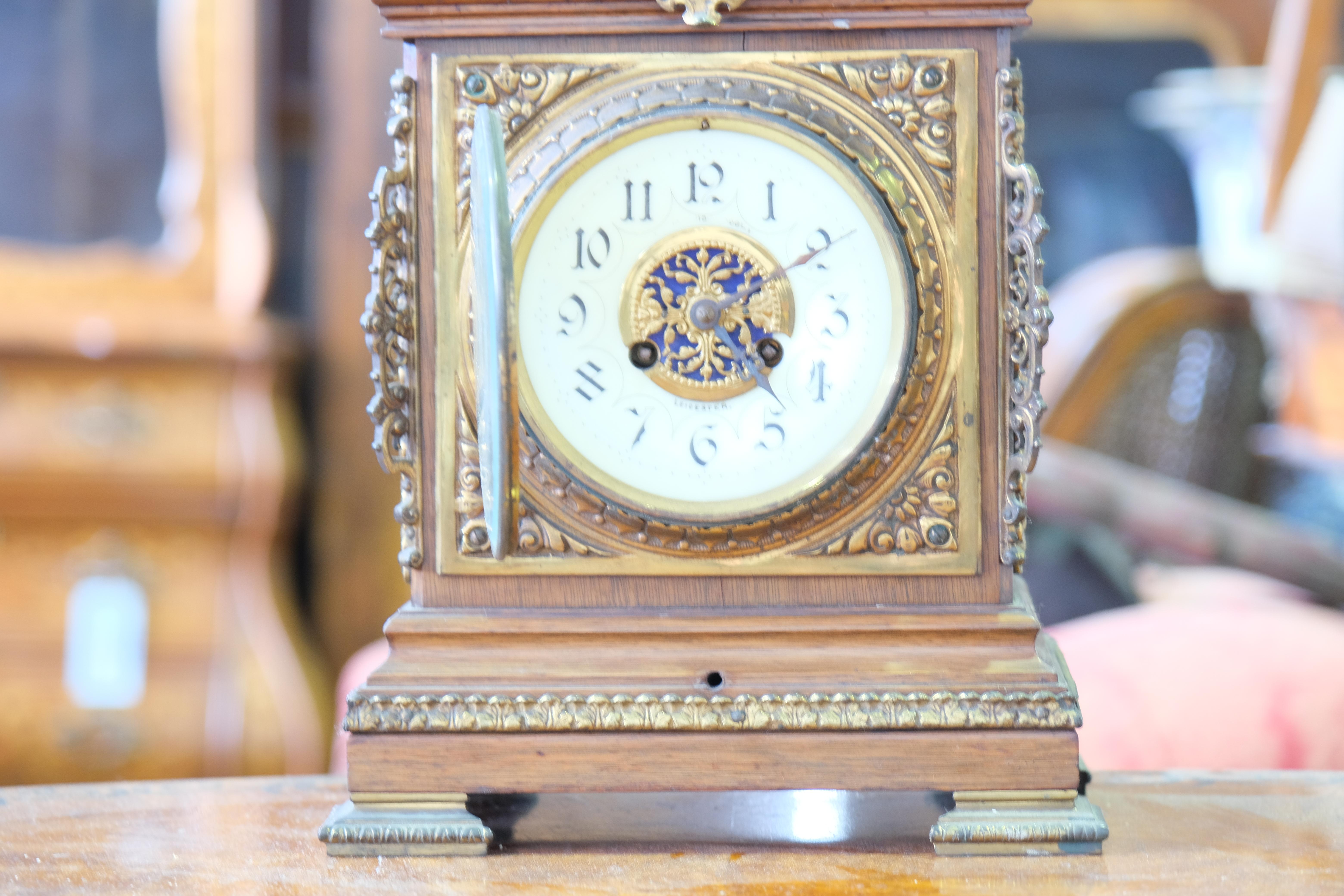 European English Bracket Clock, 19th Century For Sale