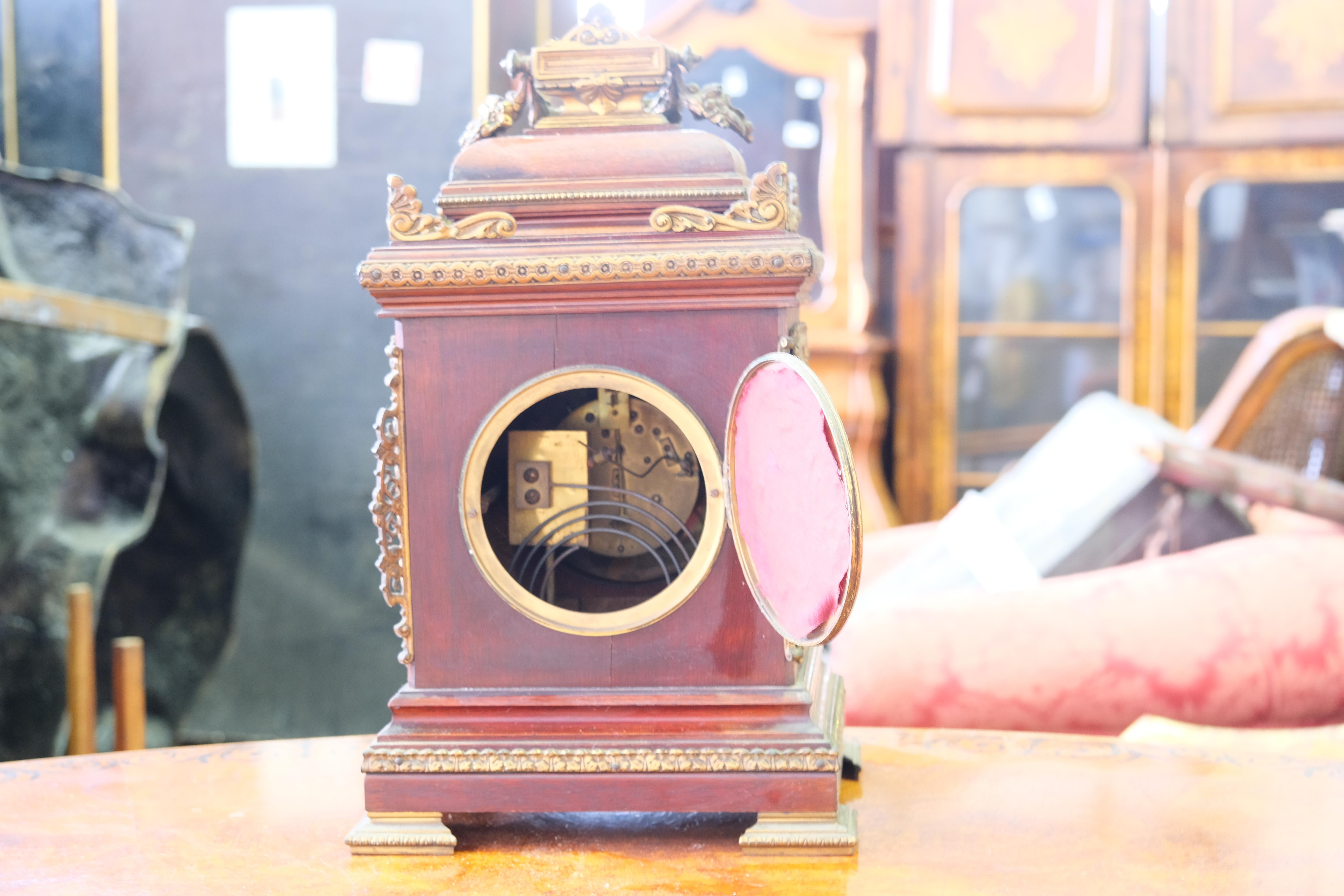 Horloge de support anglaise, XIXe siècle en vente 4