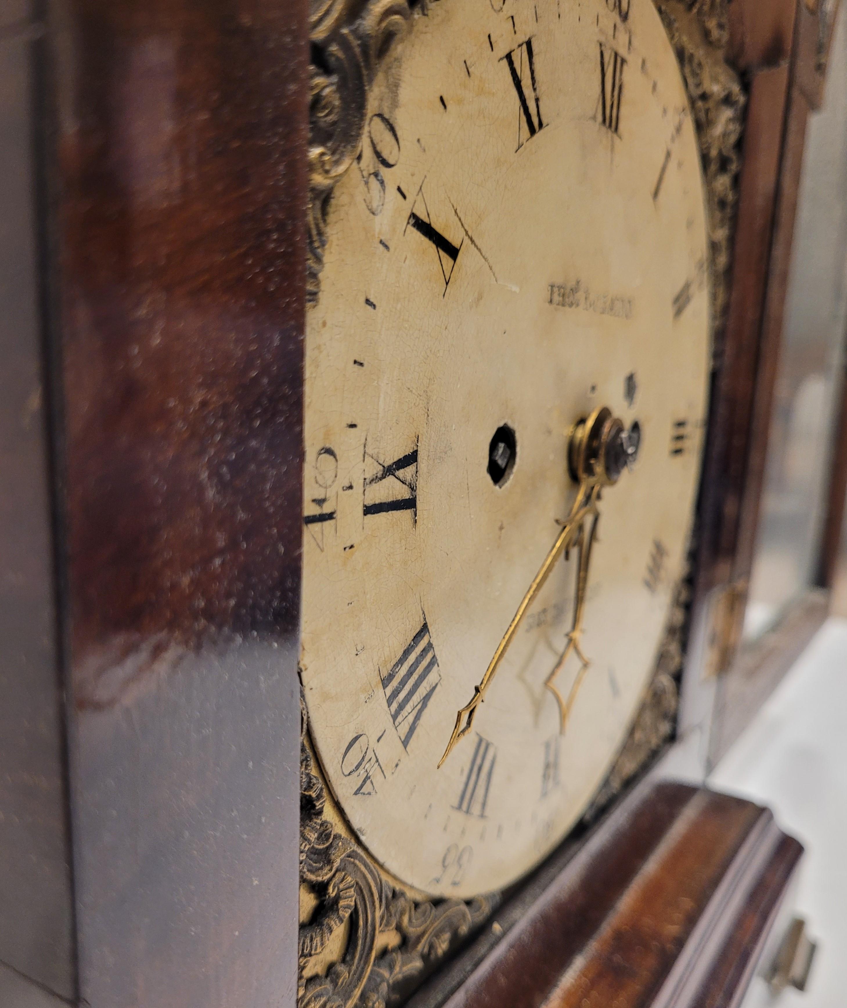 Bronze English Bracket Clock, Georgian III