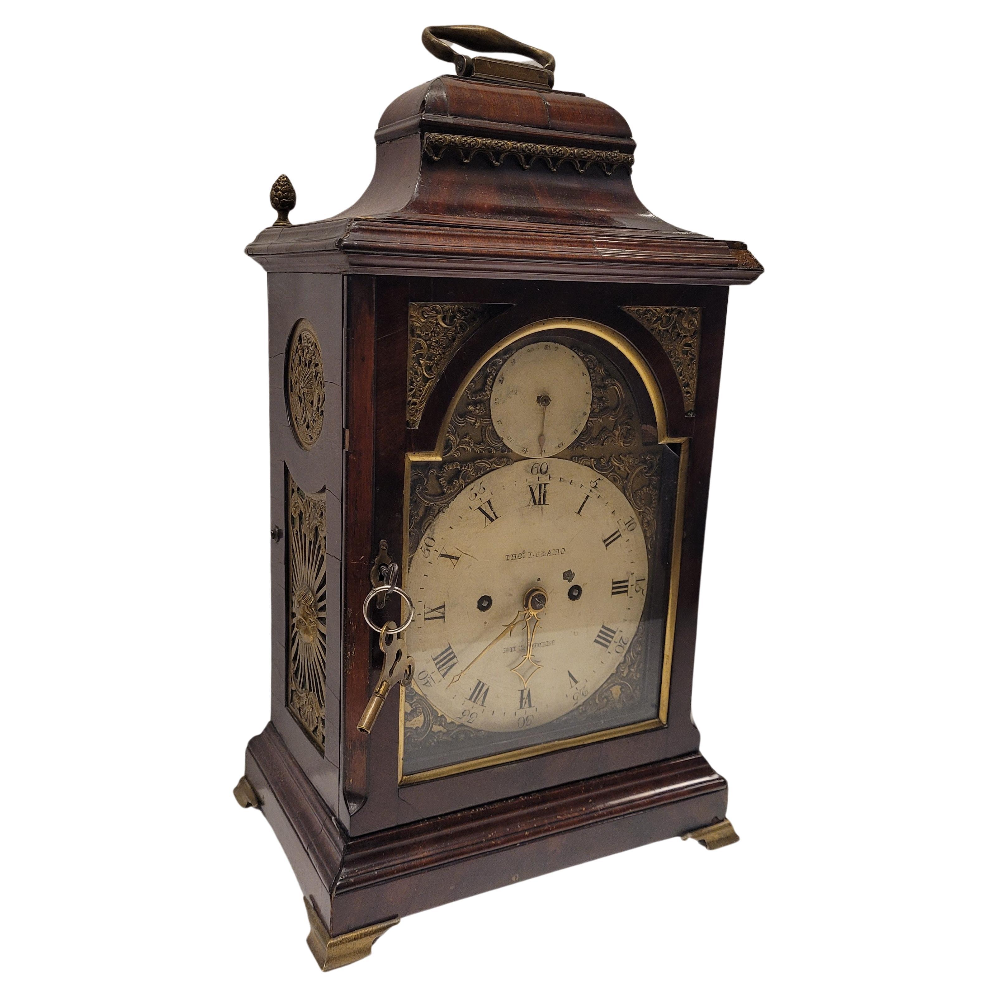 English Bracket Clock, Georgian III
