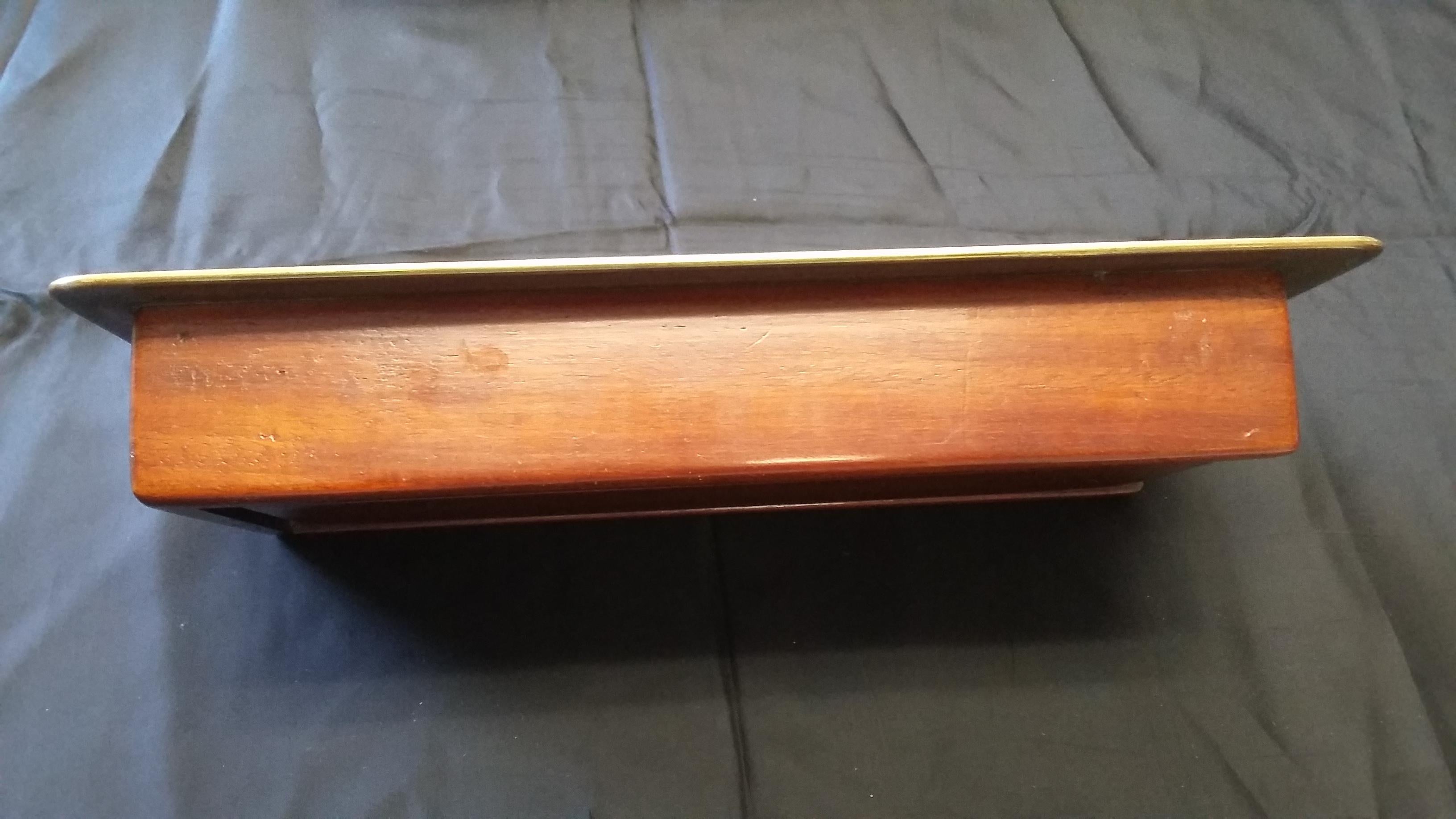English Brass Cribbage Board 2