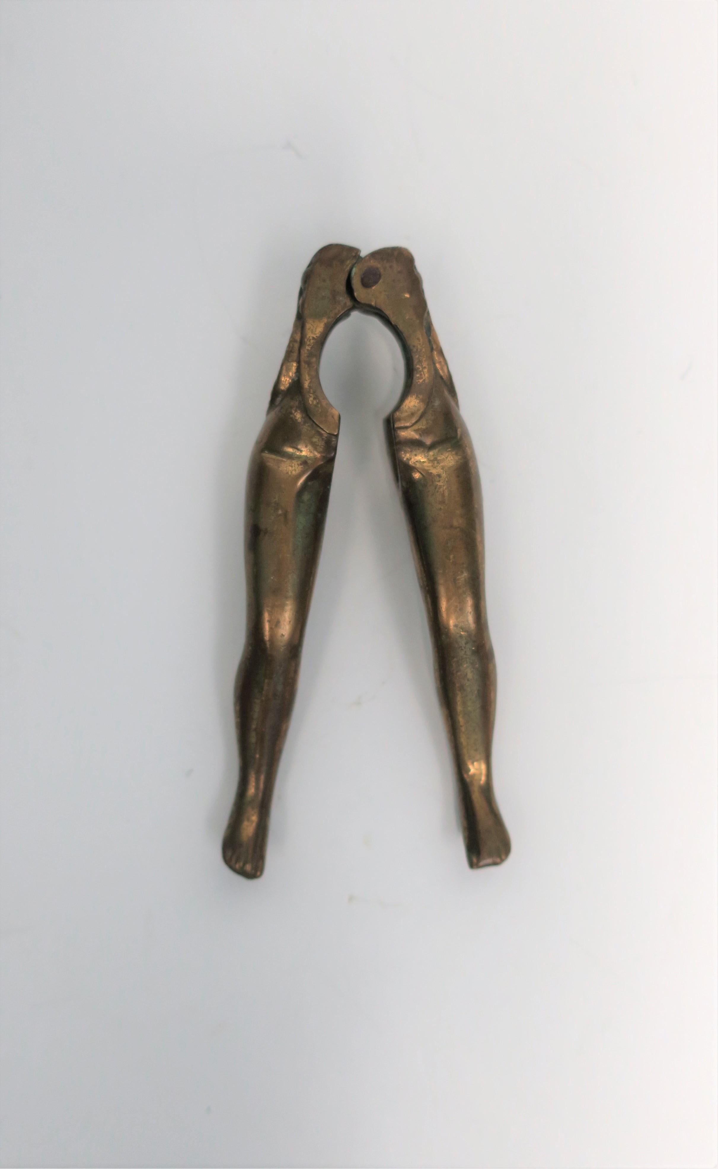 20th Century English Brass Figurative Nutcracker