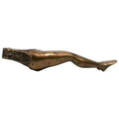 English Brass Figurative Nutcracker