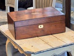 English Brass Inlaid Box