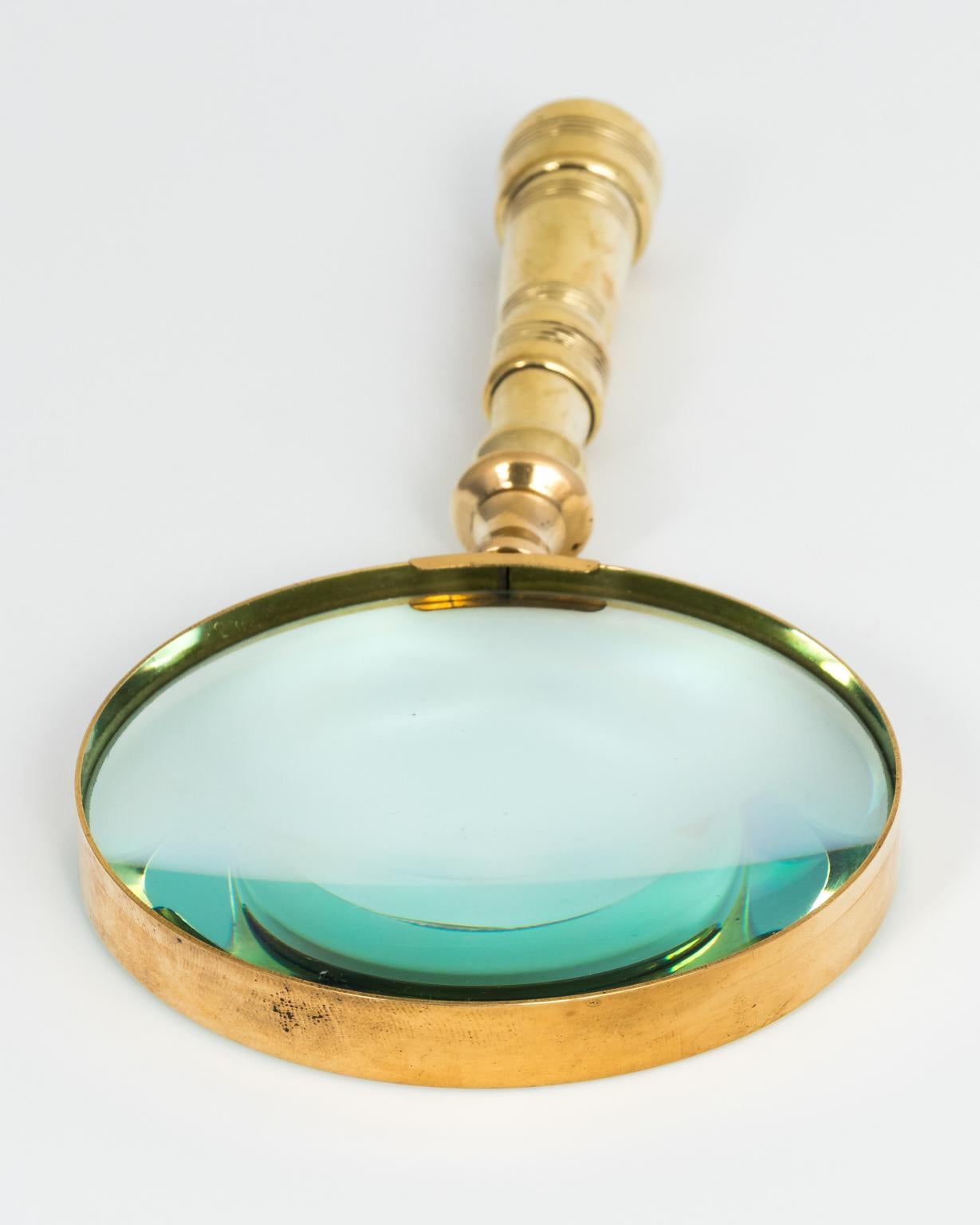 English Brass Magnifying Glass 2