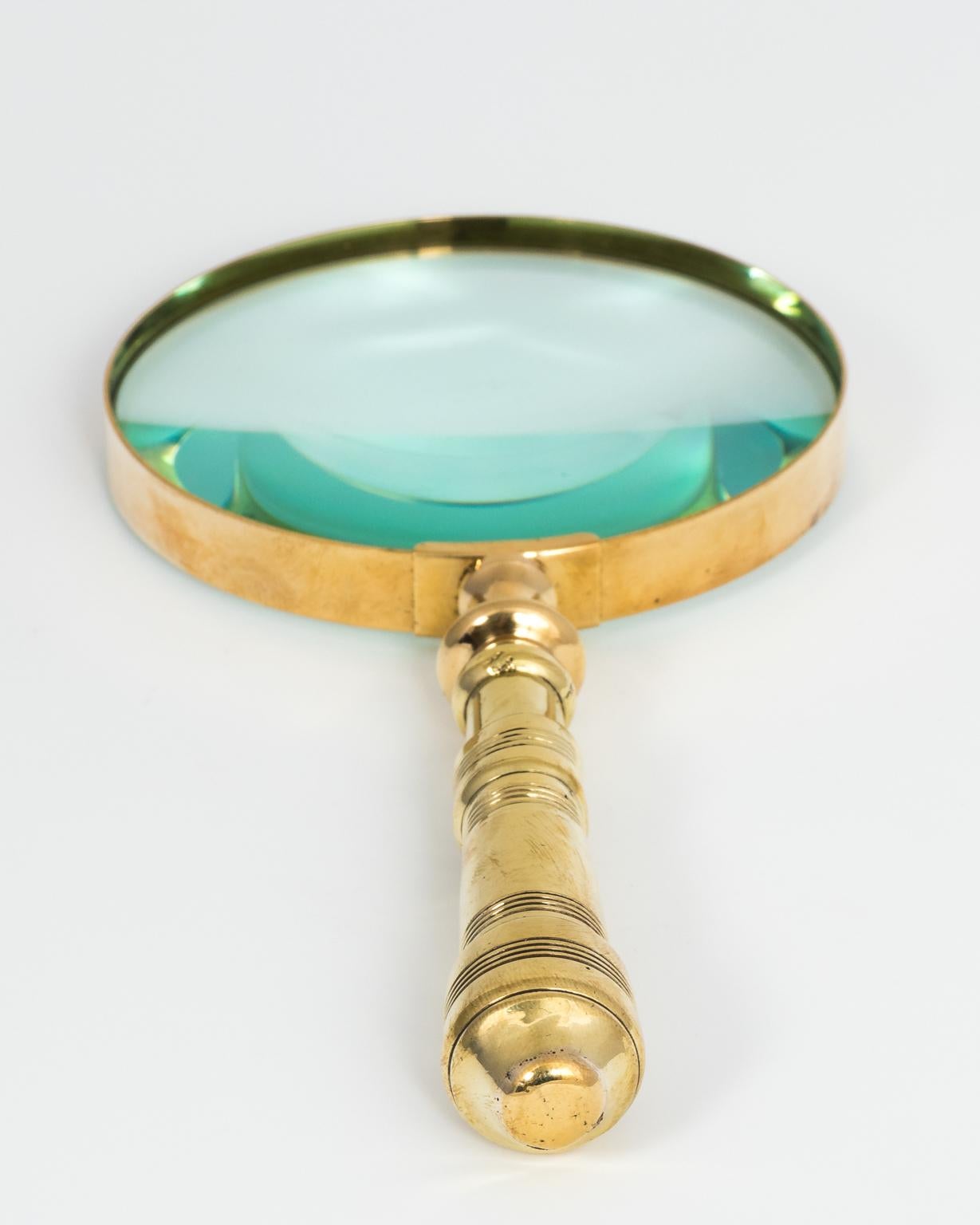 English Brass Magnifying Glass 3