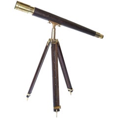 Vintage English Brass Military Telescope