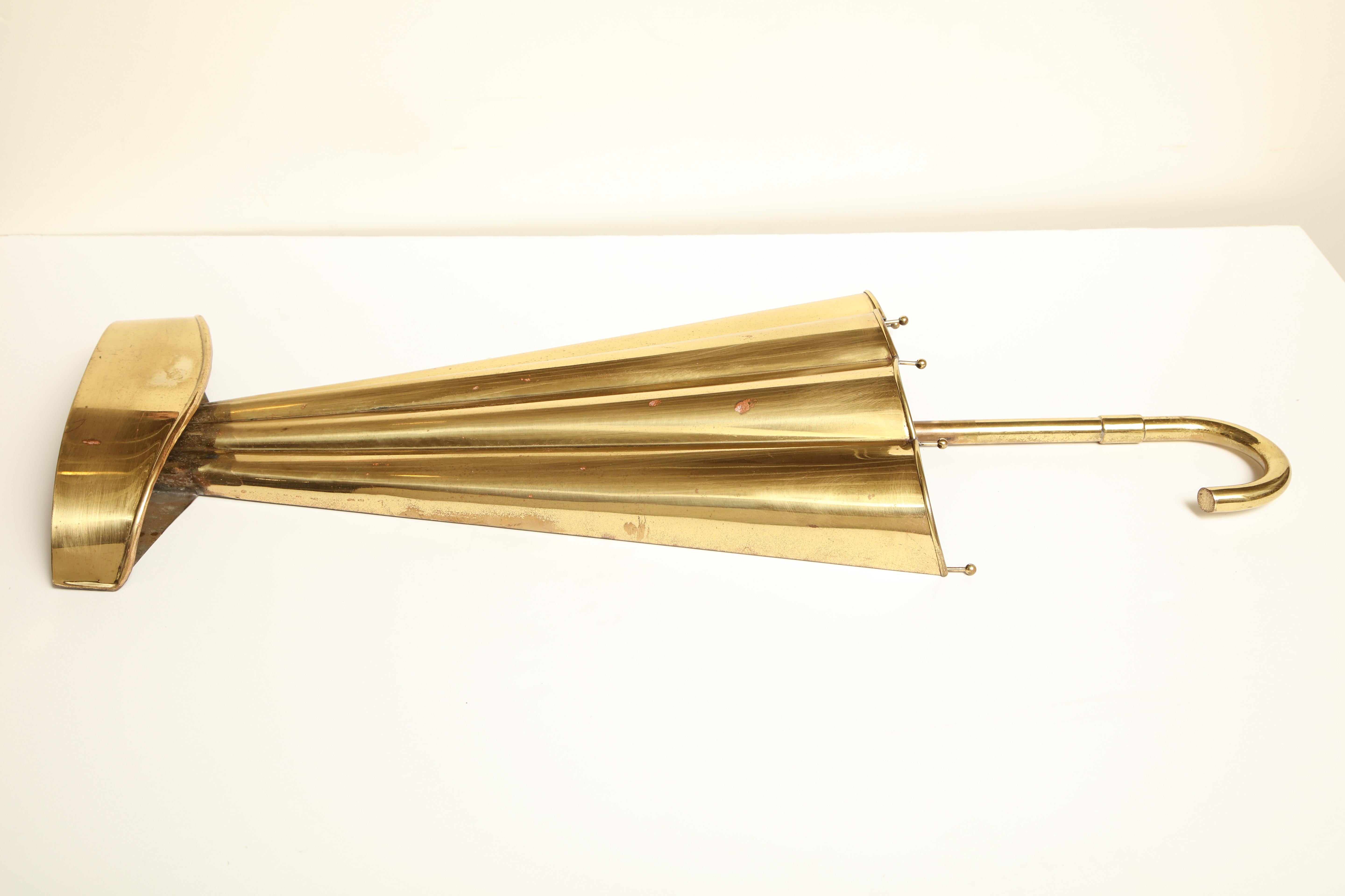 English, Brass Stand in the Form of an Umbrella For Sale 8