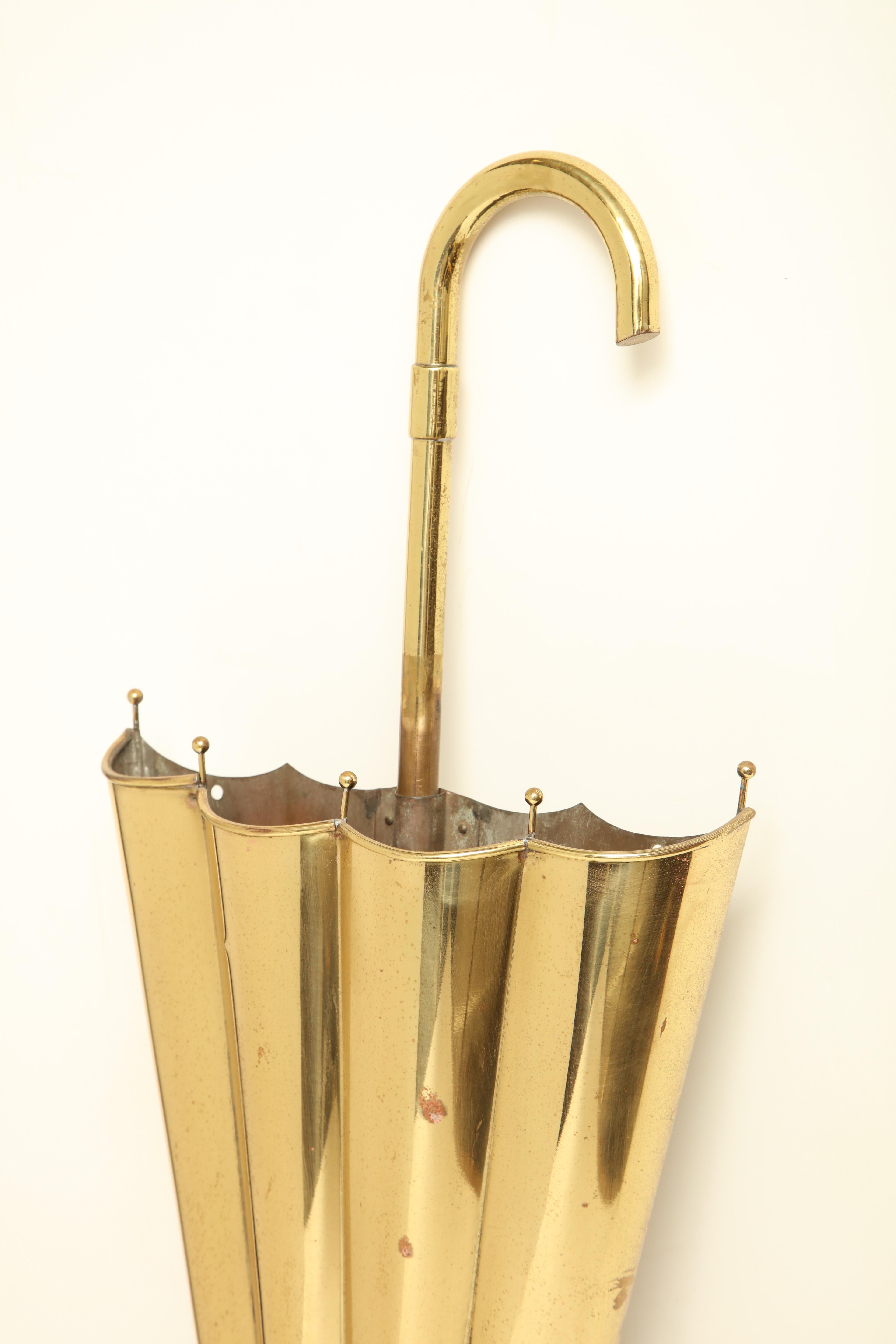 English, Brass Stand in the Form of an Umbrella For Sale 1