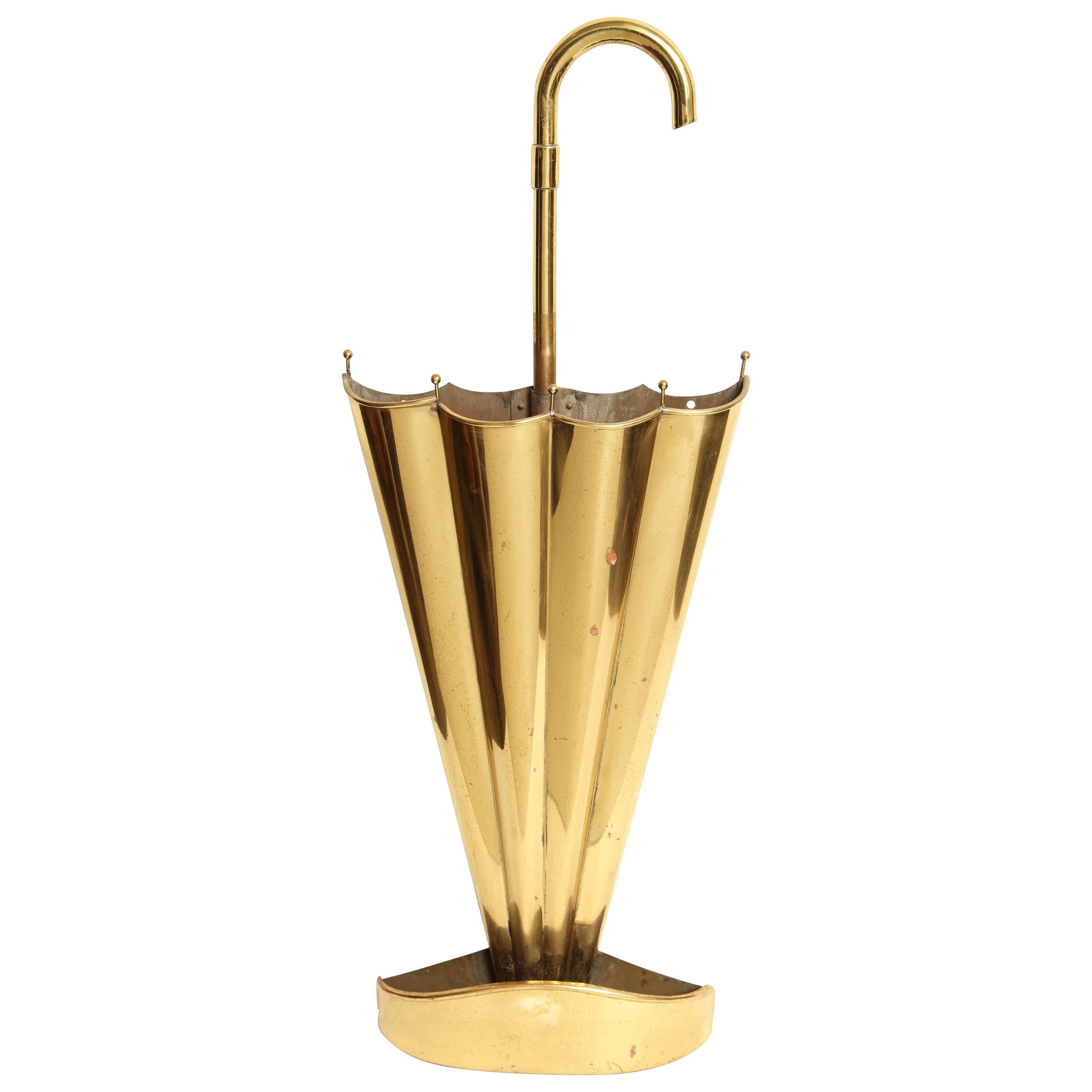 English, Brass Stand in the Form of an Umbrella For Sale