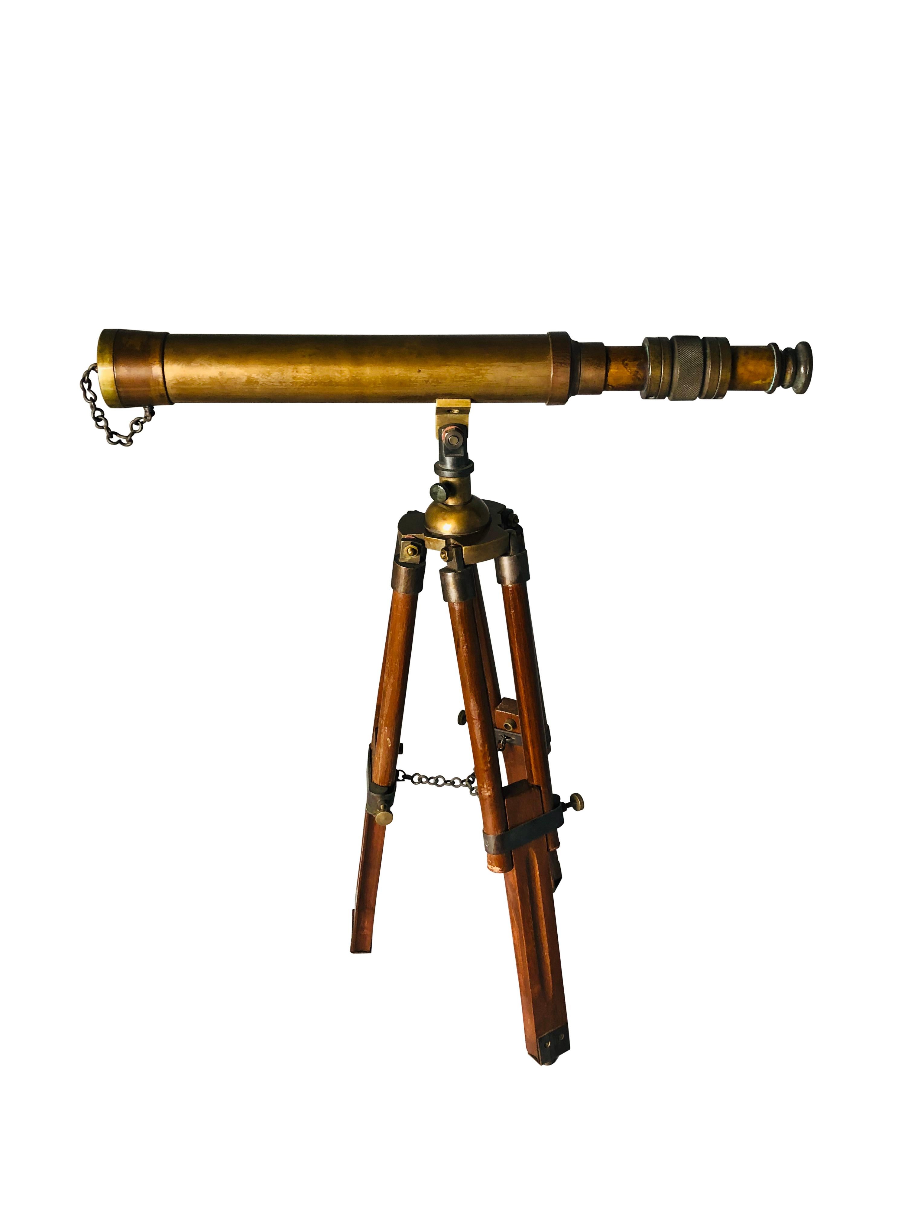 English Brass Telescope, 20th Century For Sale 1