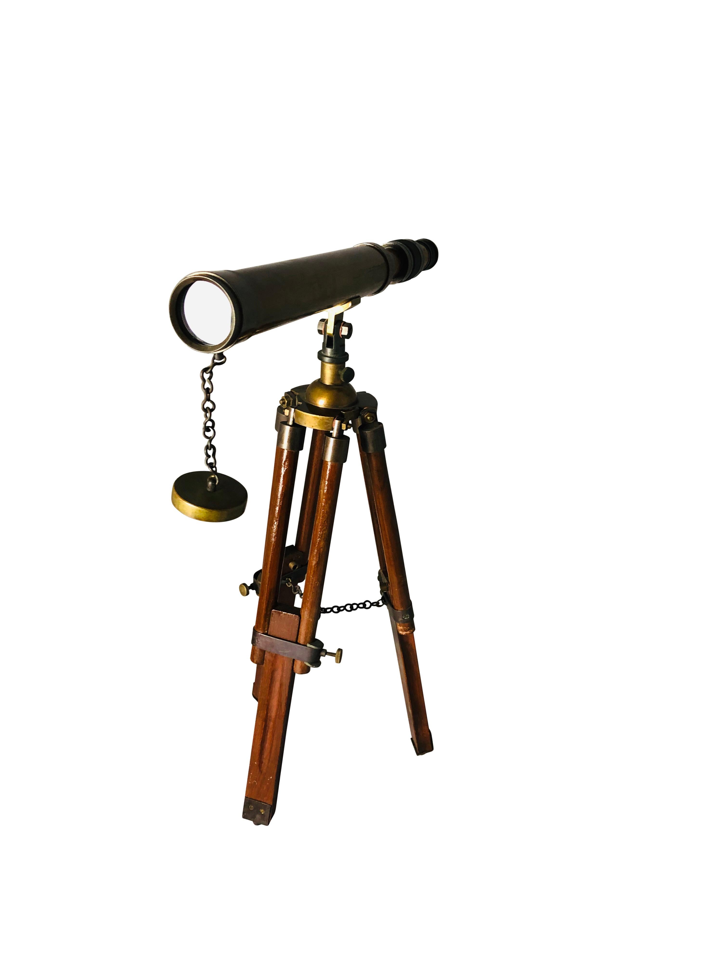 English Brass Telescope, 20th Century For Sale 3