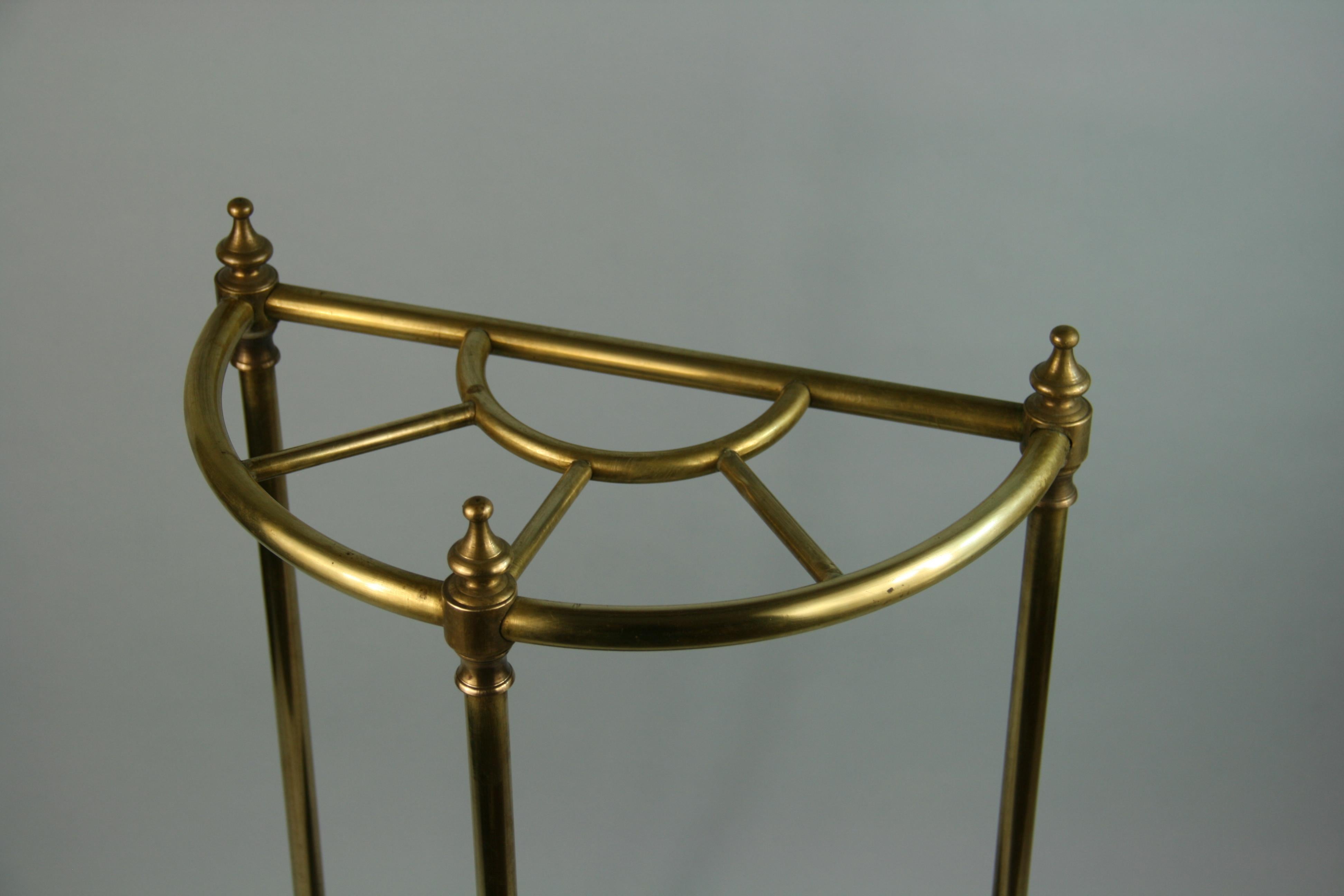 Victorian English Brass and Cast Iron  Umbrella/Cane Stand 1