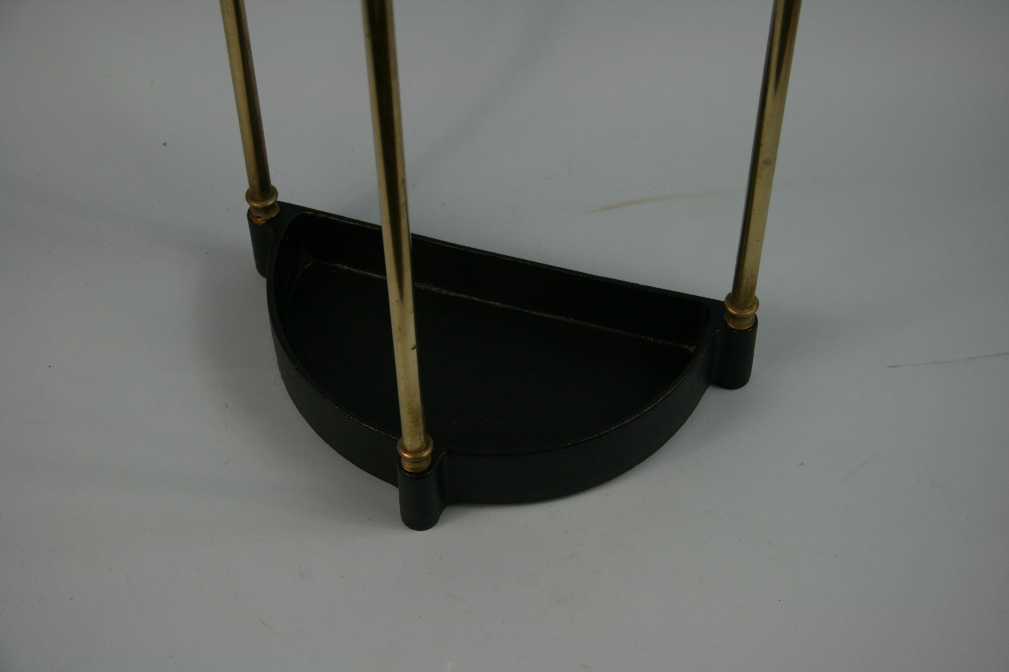 Victorian English Brass and Cast Iron  Umbrella/Cane Stand 2