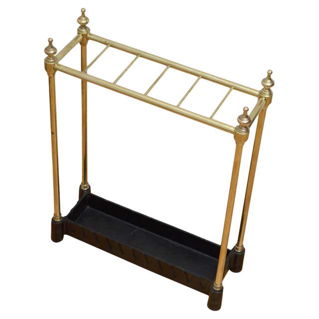Lucite and Brass Serpent Umbrella Stand For Sale at 1stDibs | acrylic ...