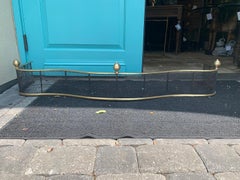 English Brass and Wire Nursery Fender, circa 1800