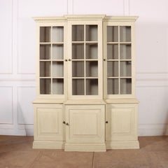 English Breakfront Bookcase