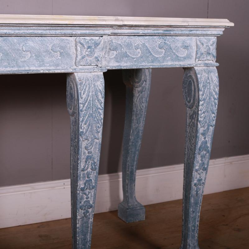 19th Century English Breakfront Console Table