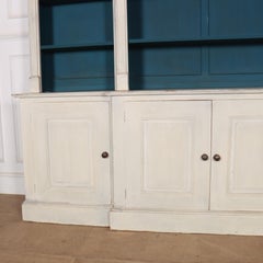 English Breakfront Library Bookcase