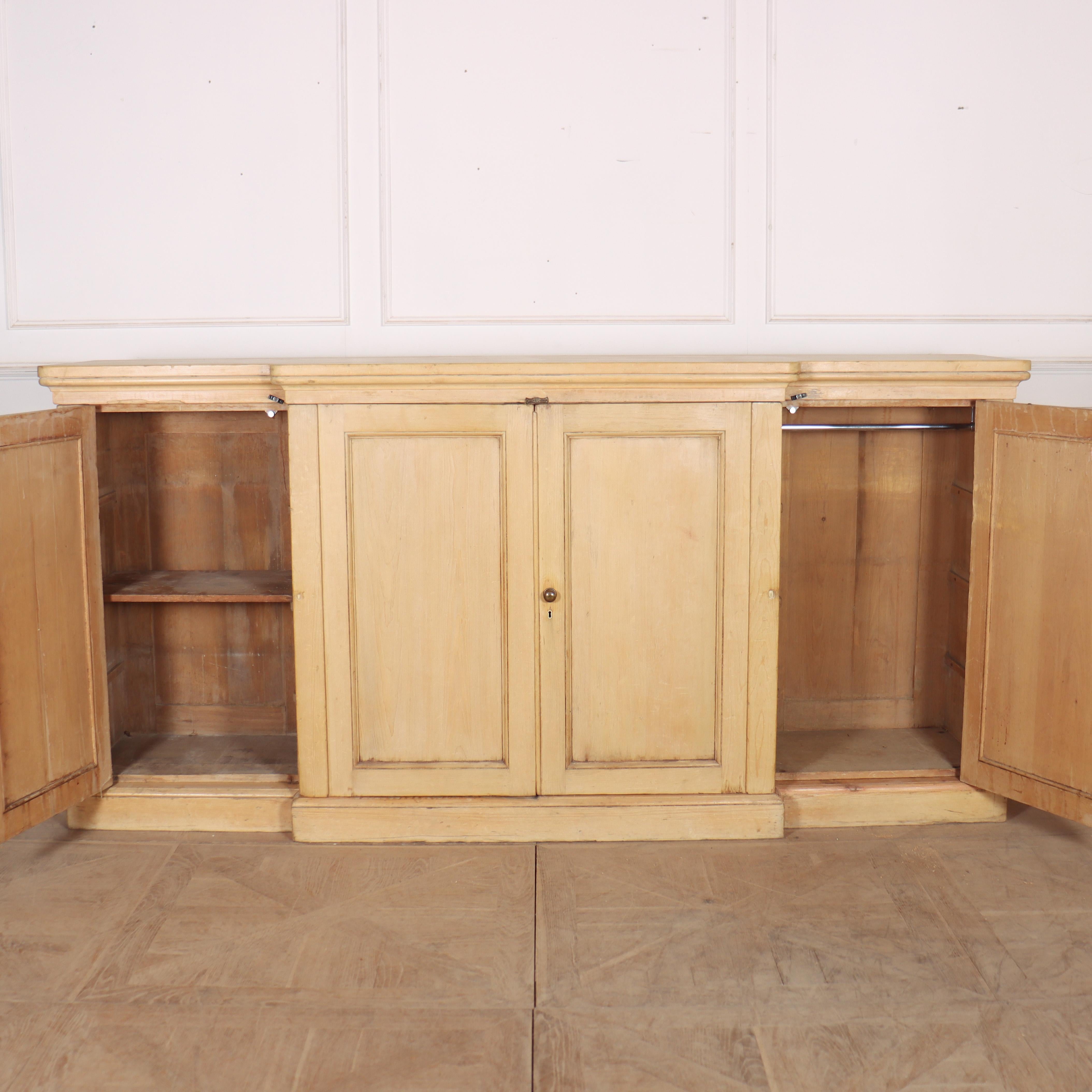 English Breakfront Linen Cupboard For Sale 2
