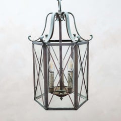 English Bronze and Brass Lantern