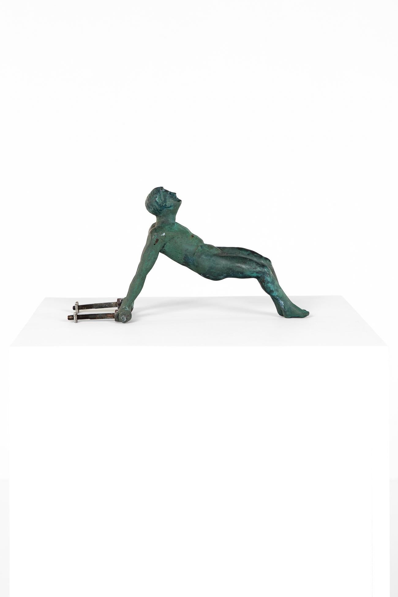 Hand-Crafted English Bronze Athlete Door Knocker