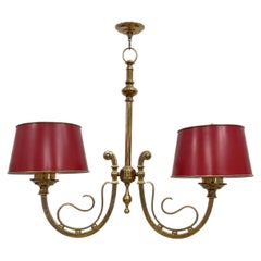 English Bronze Billiard Light Fixture