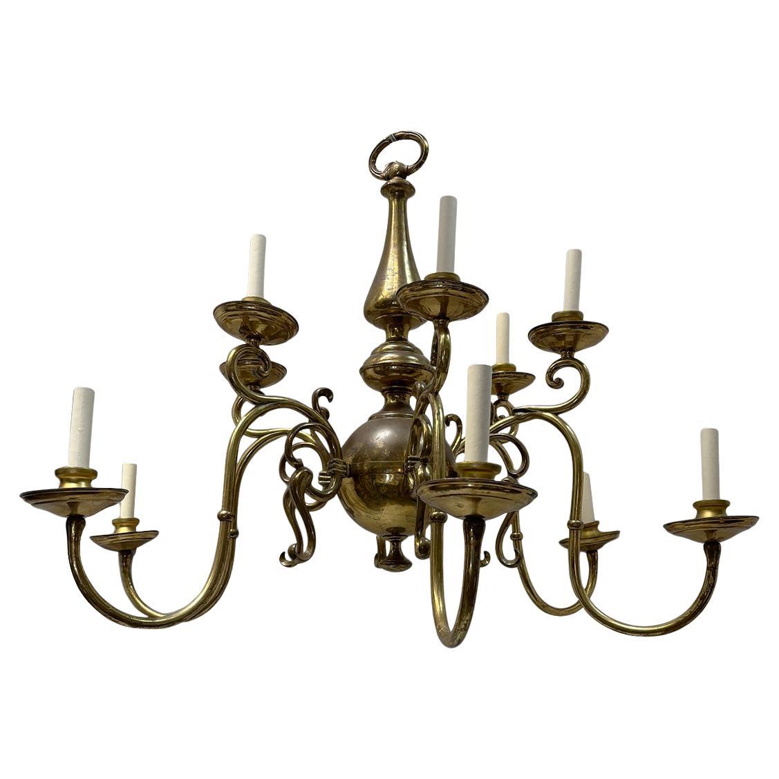 Lustre en bronze anglais