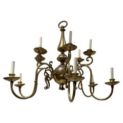 English Bronze Chandelier