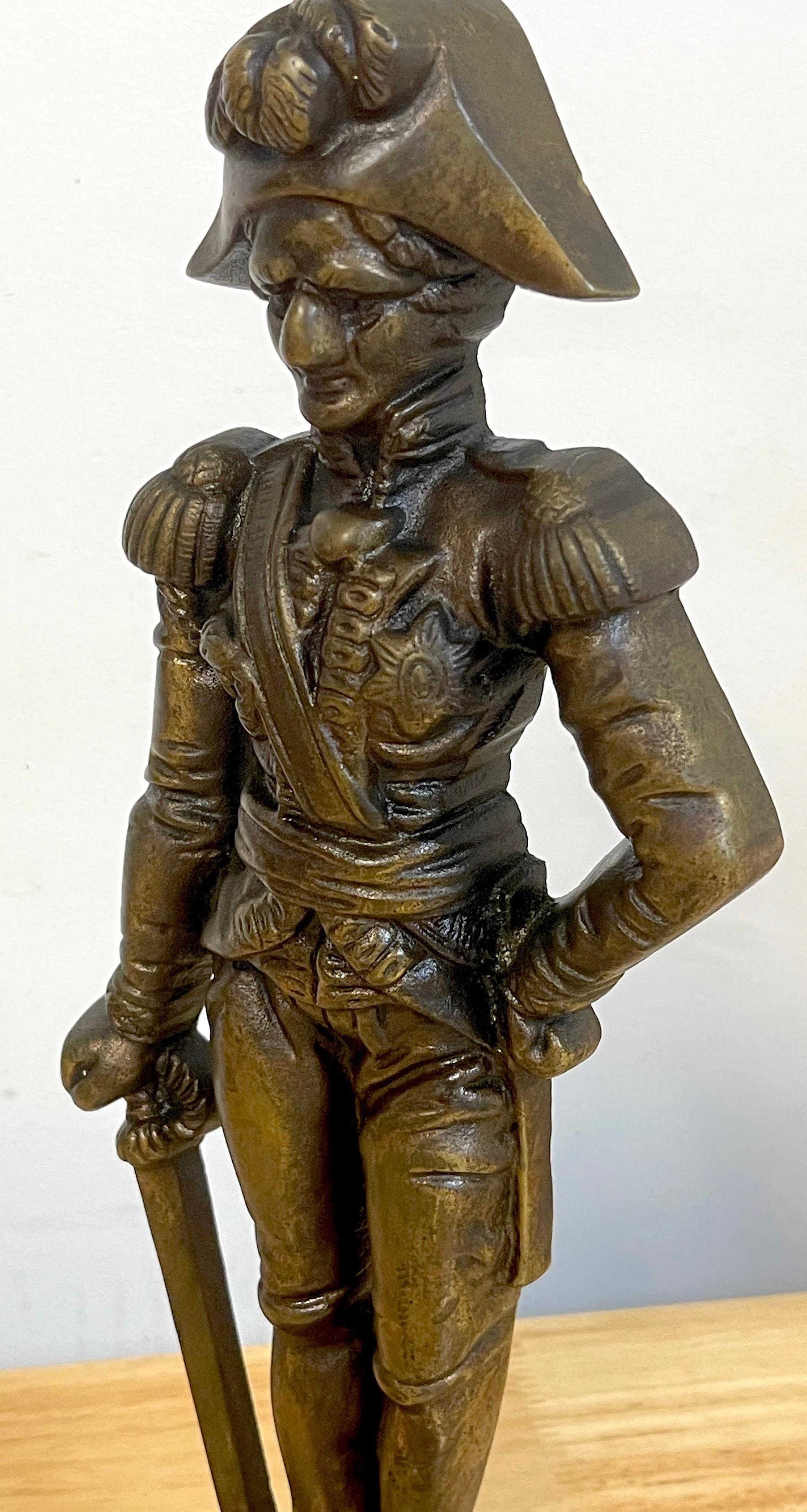 English Bronze Doorstop of Horatio Lord Nelson, after E. H. Baily, R.A For Sale 1