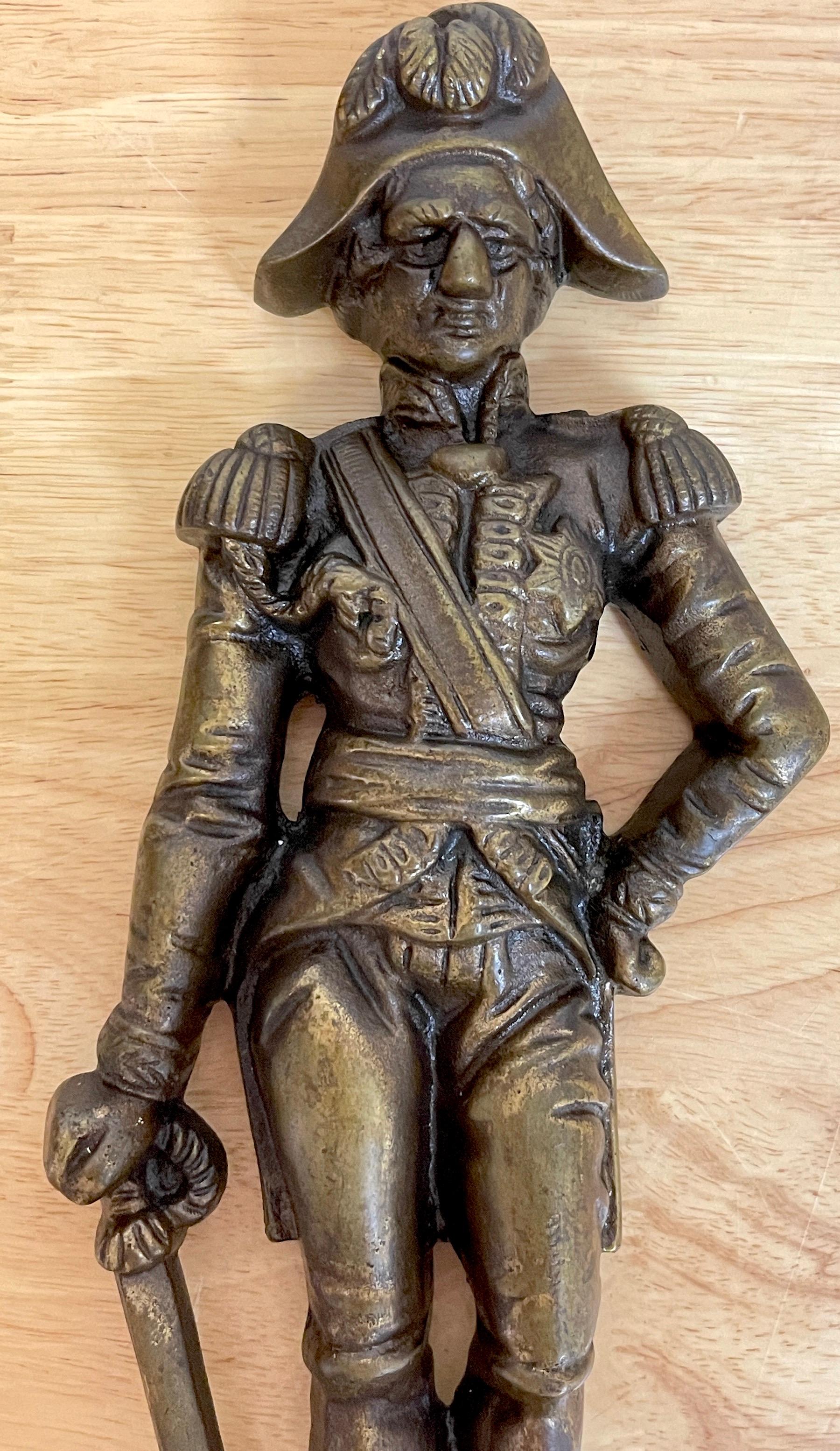 English Bronze Doorstop of Horatio Lord Nelson, after E. H. Baily, R.A For Sale 3
