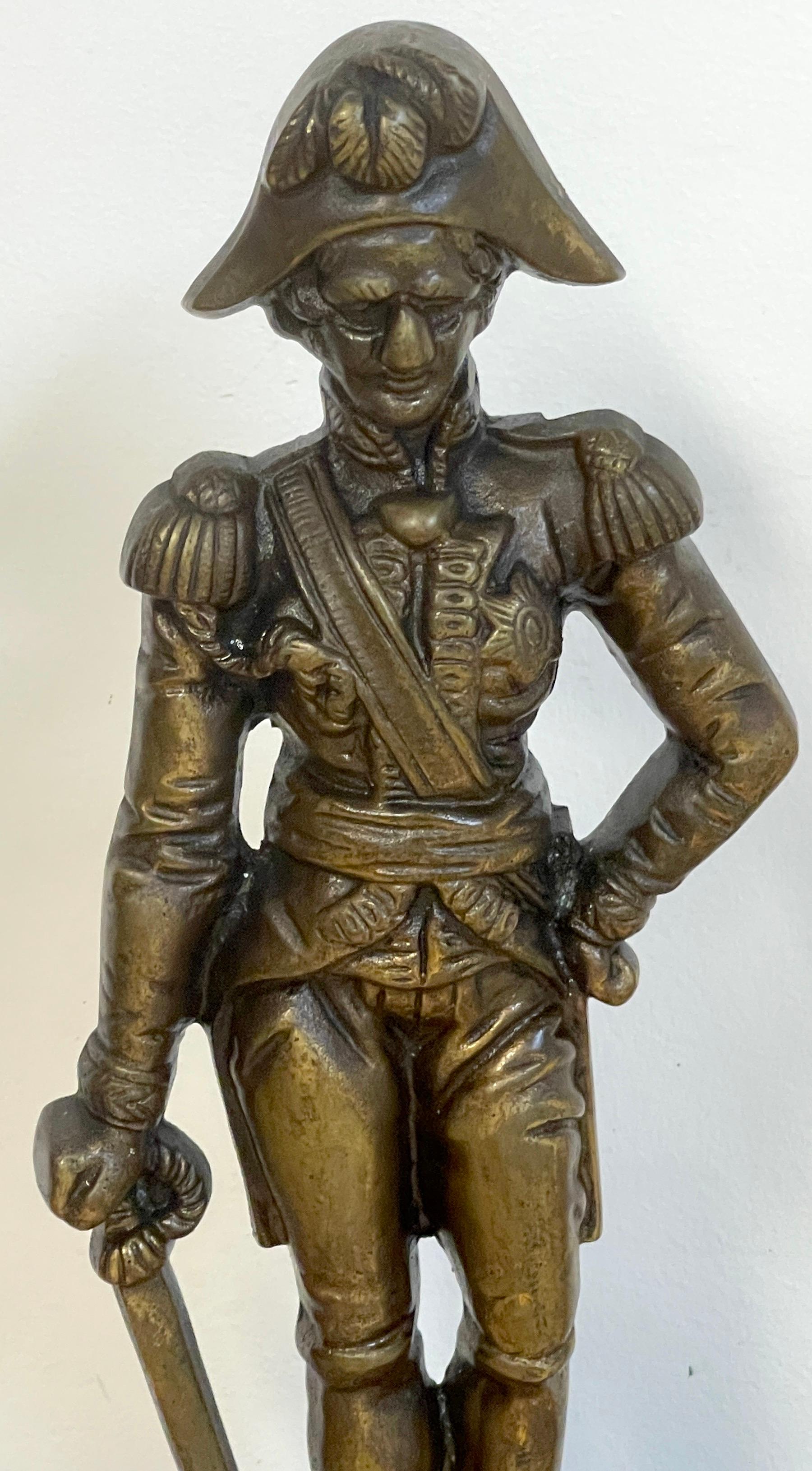 Début de l'époque victorienne stop de porte en bronze anglais d'Horatio Lord Nelson, d'après E. H. Baily, R.A en vente