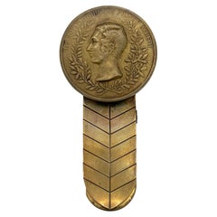 Clip de bureau commémoratif en bronze anglais « Son Altesse Royale Prince Albert »  