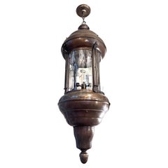 Vintage English Bronze Lantern