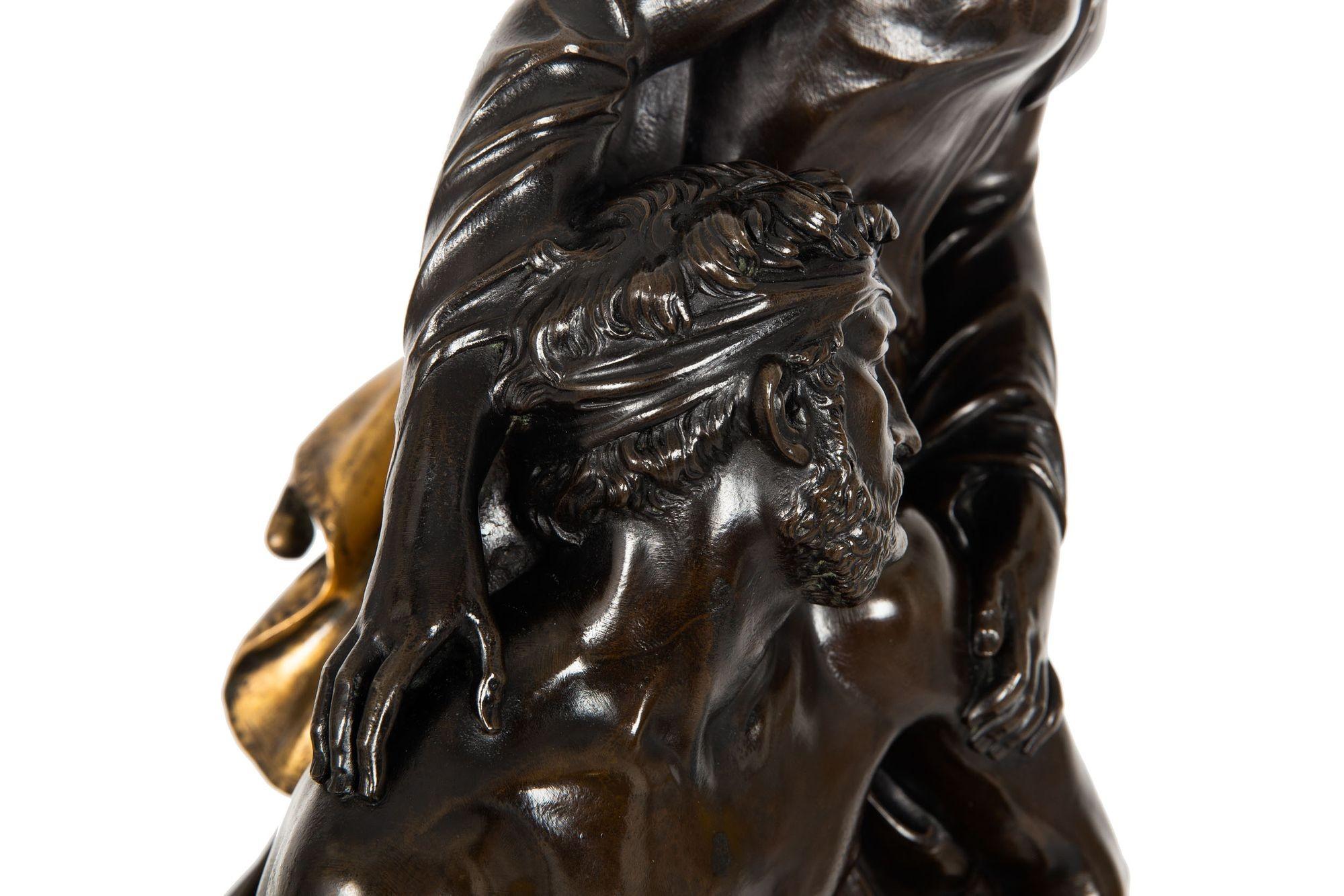 English Bronze Sculpture “Mercy on Battlefield” (1856), Edward Bowring Stephens 14