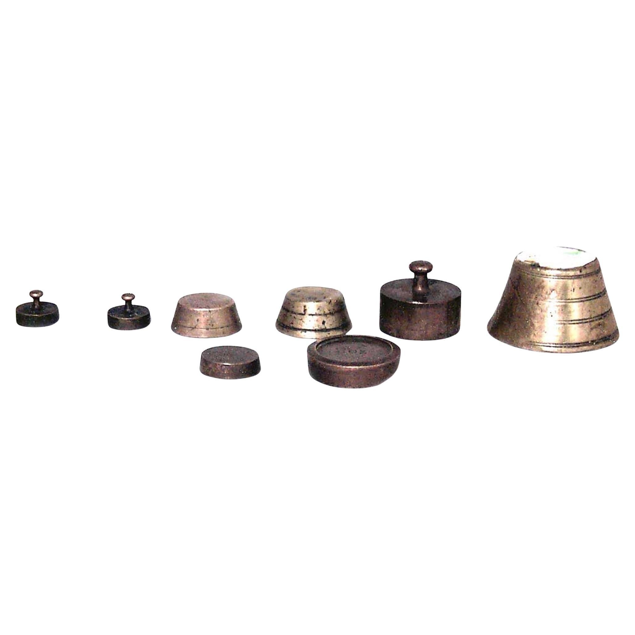 English Bronze Weights For Sale