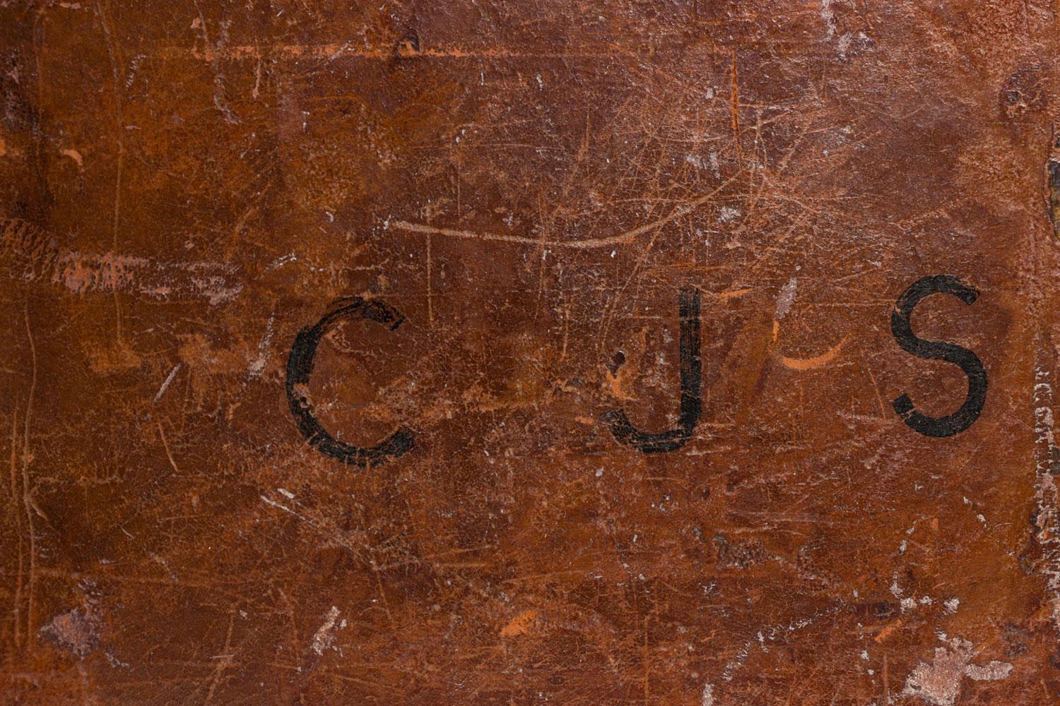 Englisch Brown Leder Valise im Angebot 9