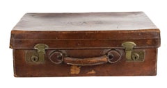 English Brown Leather Valise