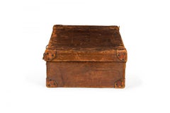 English Brown Leather Valise