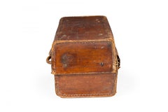 English Brown Leather Valise