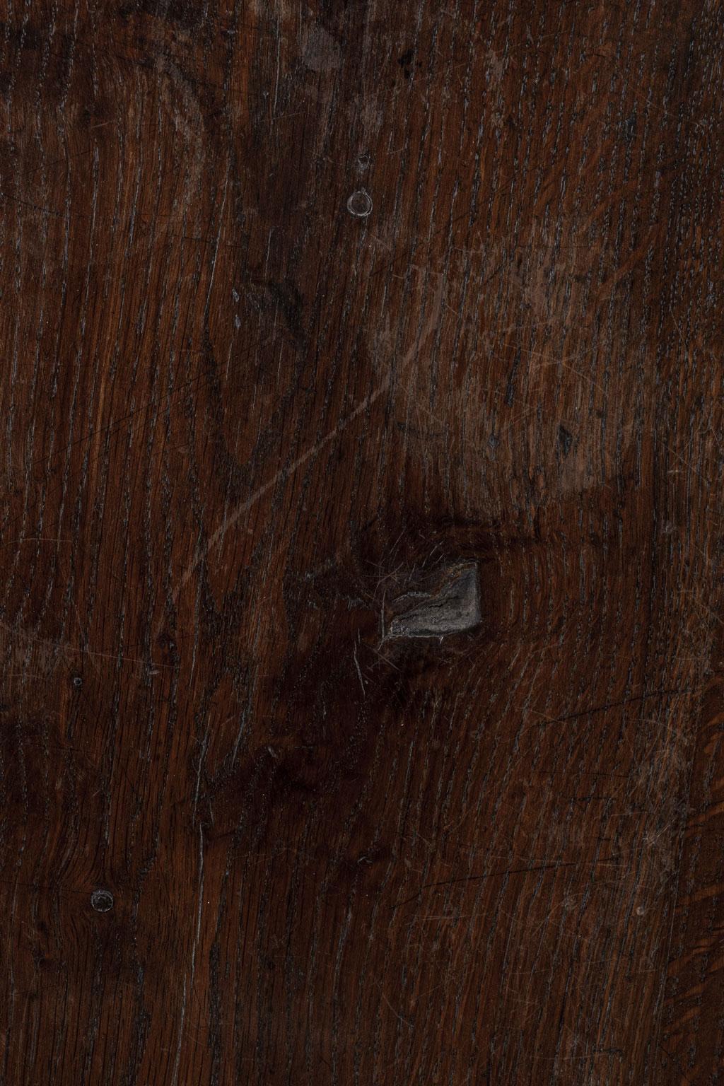 Early 19th Century English Brown Oak Cricket Table 1