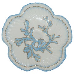 English "Brownfield Porcelain" Oyster Plate Made for Tiffany & Co., circa 1890