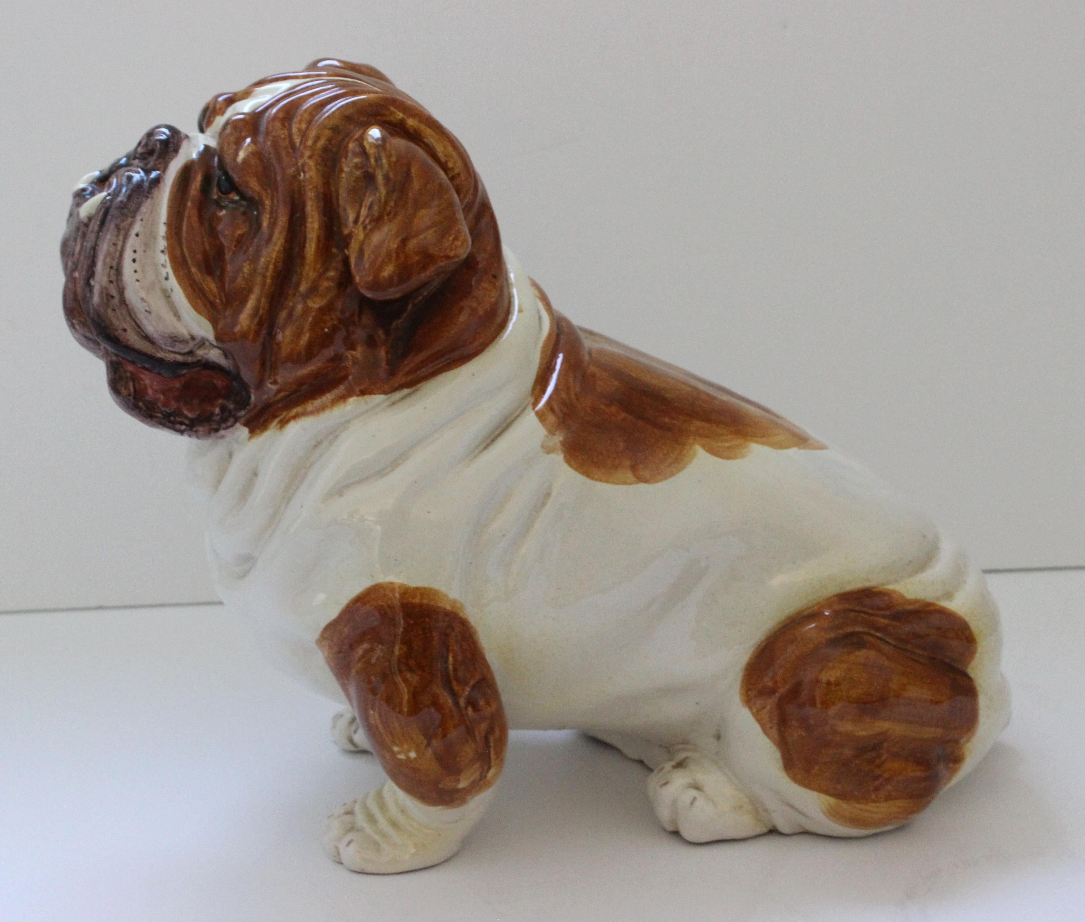 Romantic English Bulldog Figure