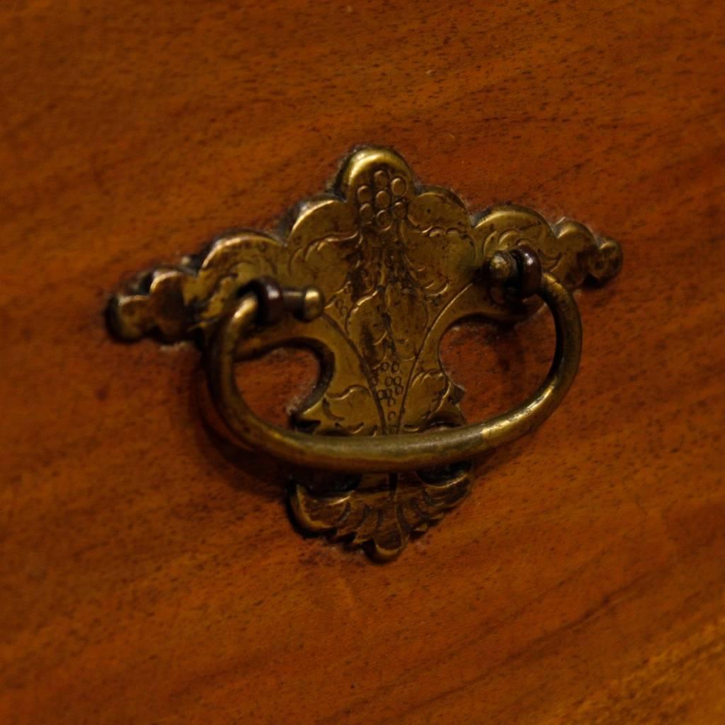 English Bureau in Inlaid Mahogany, Maple and Fruitwood from 19th Century 6