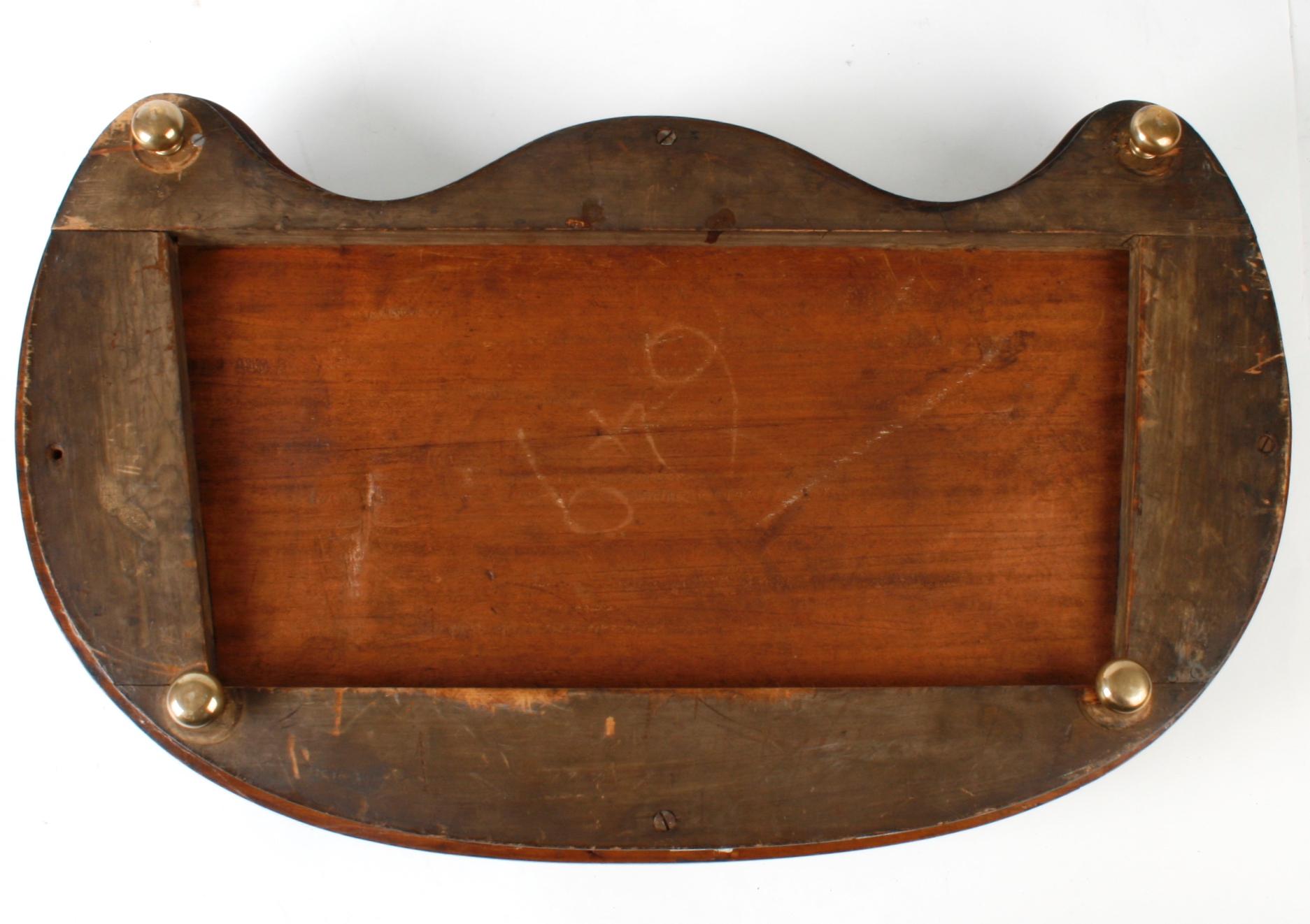 Victorian Rosewood Dressing Table Tray with Pierced Gallery, circa 1840 1