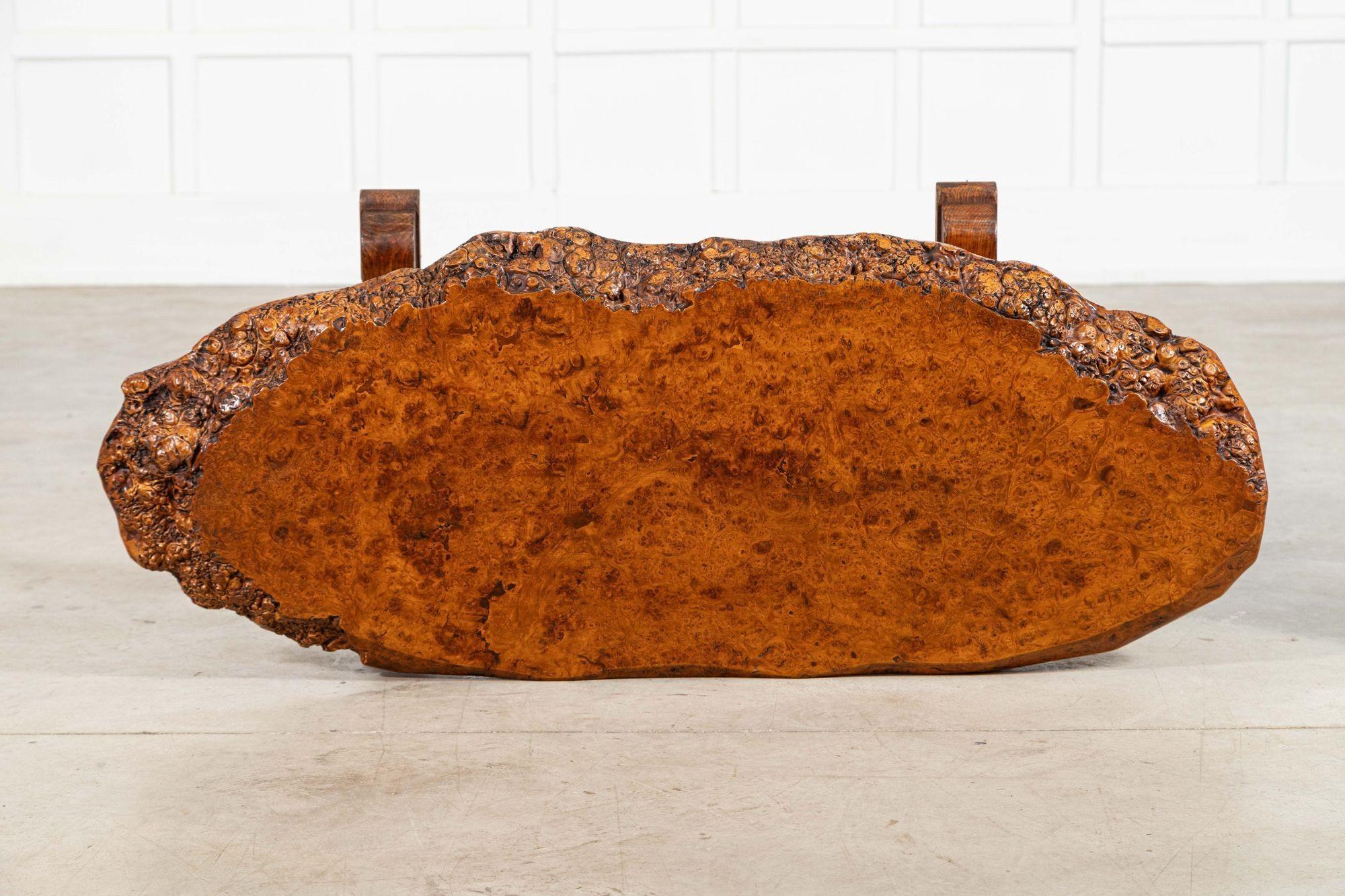 circa 1900
English Burr walnut & Oak Coffee Table
sku 2089
W115 x D46.5 x H43.5 cm
Weight 19 Kg