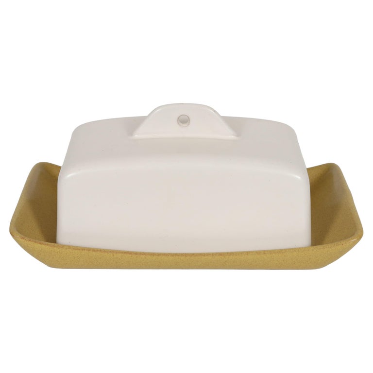 English Butter Dish by Denby Pottery For Sale at 1stDibs