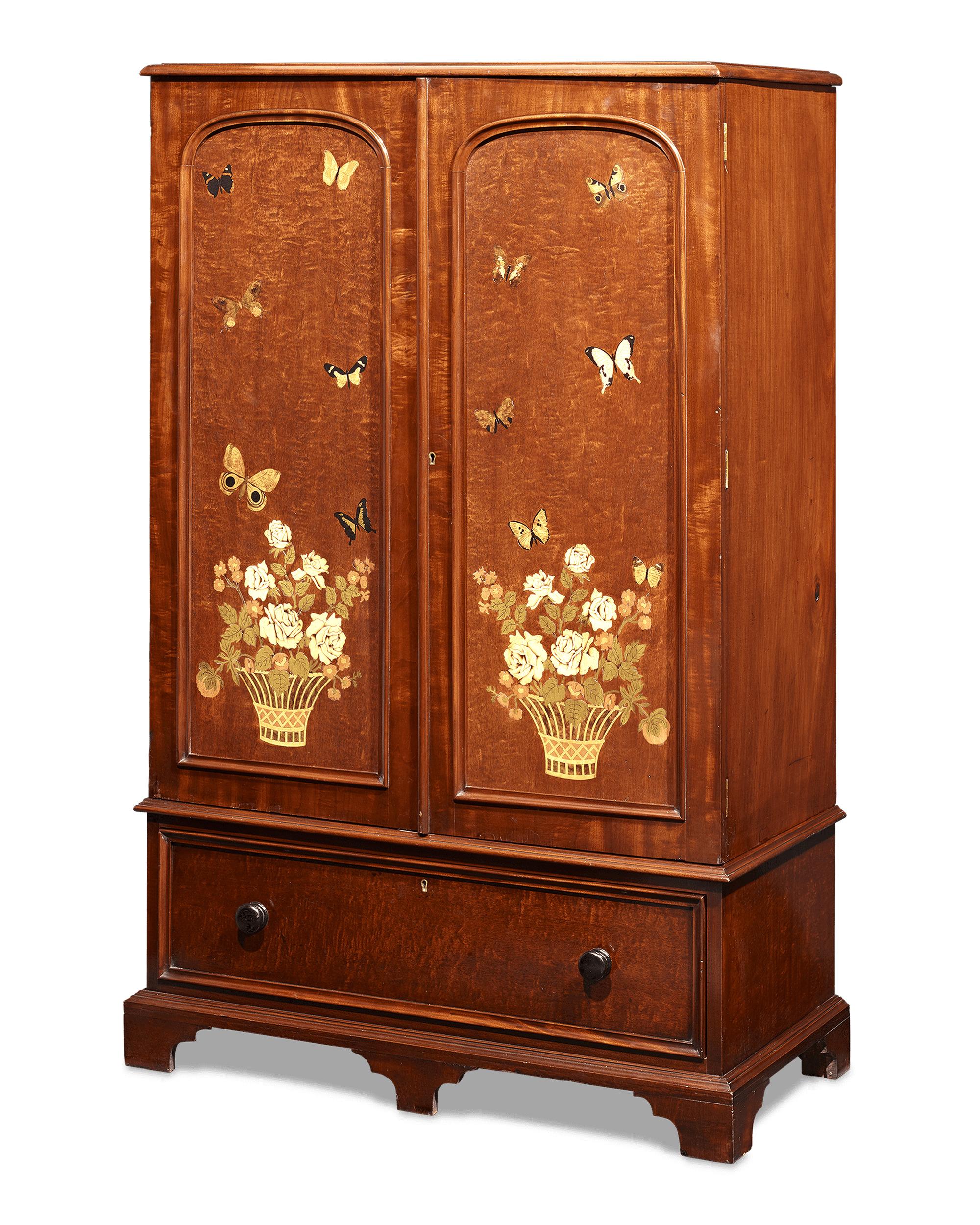English Butterfly Collector's Cabinet 4